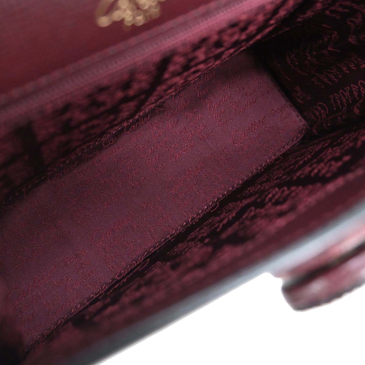Cartier Bordeaux Handbag