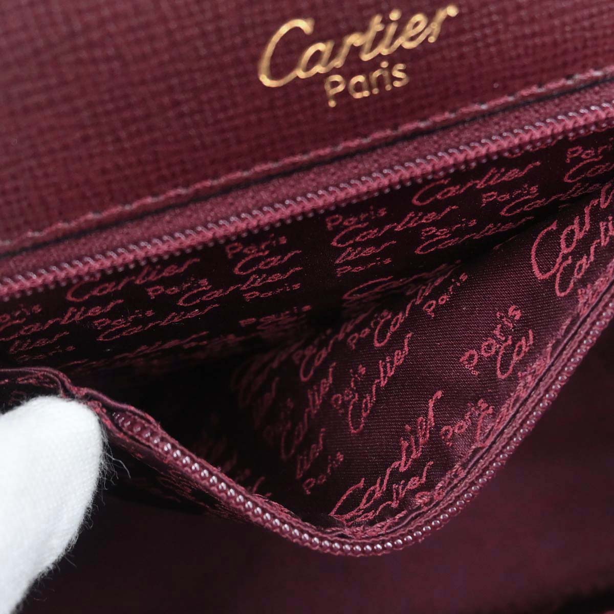 Cartier Bordeaux Handbag