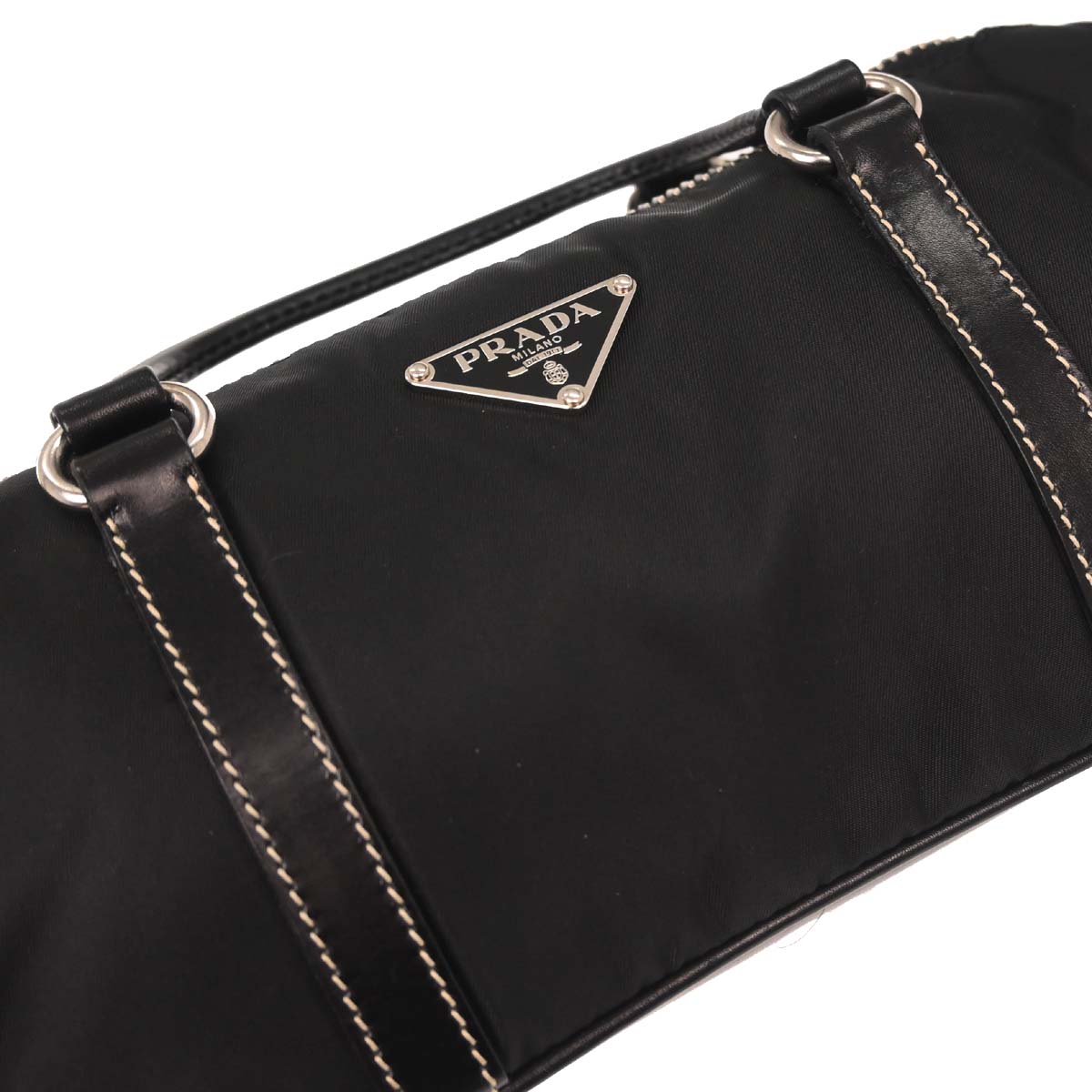 Prada Black Nylon Handbag