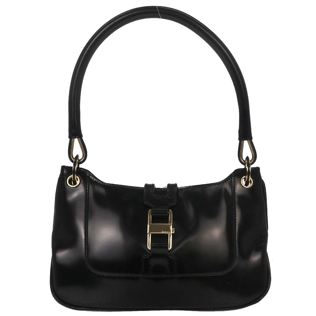 Gucci Black Patent Leather Handbag