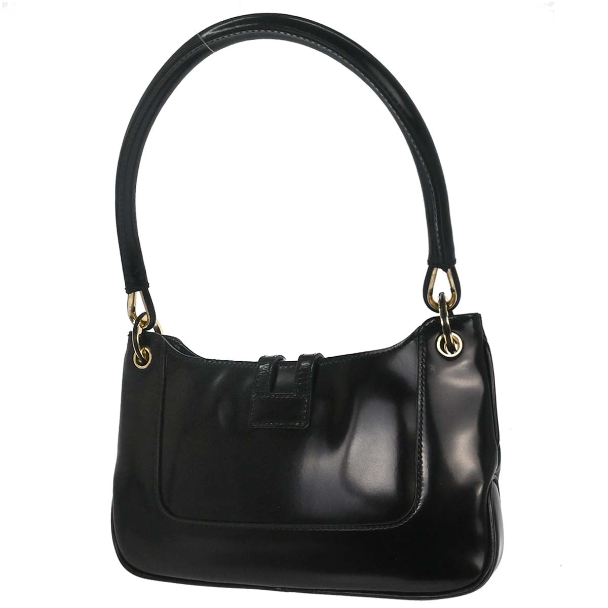 Gucci Black Patent Leather Handbag