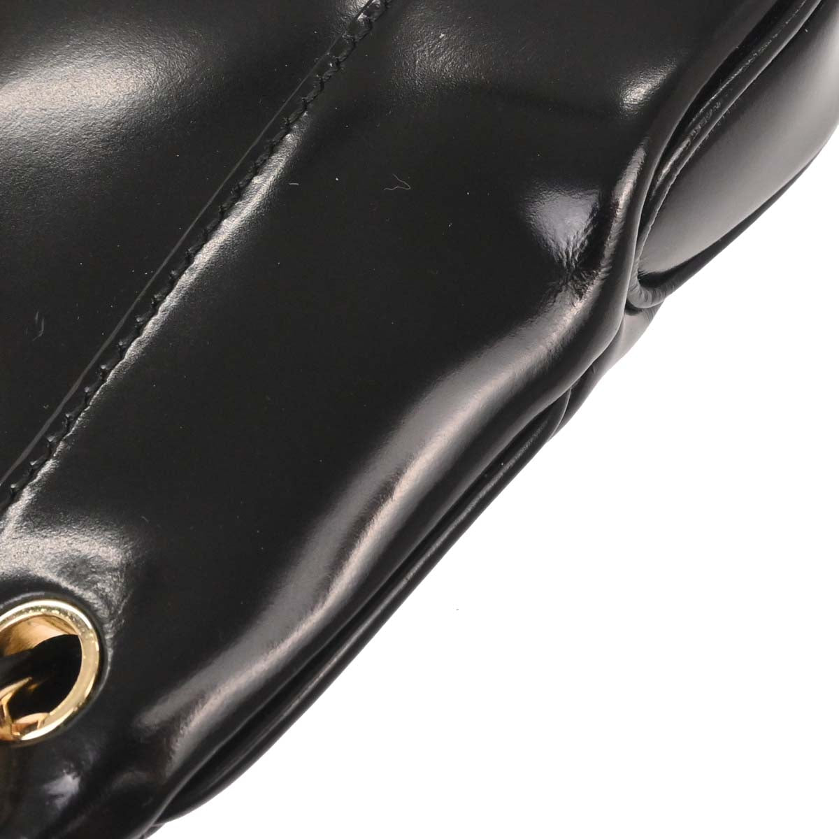 Gucci Black Patent Leather Handbag