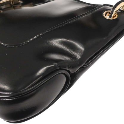 Gucci Black Patent Leather Handbag