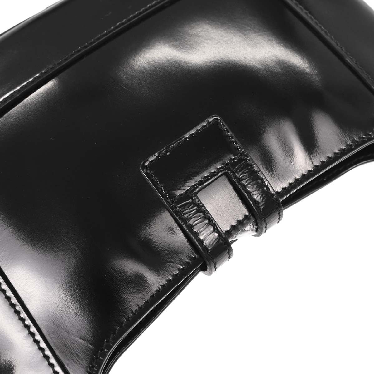Gucci Black Patent Leather Handbag