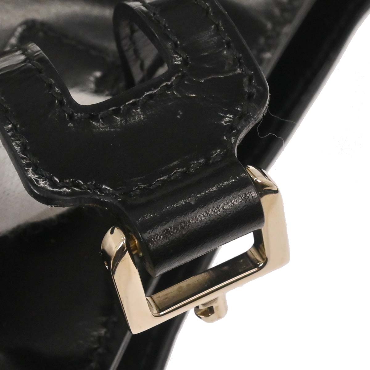 Gucci Black Patent Leather Handbag