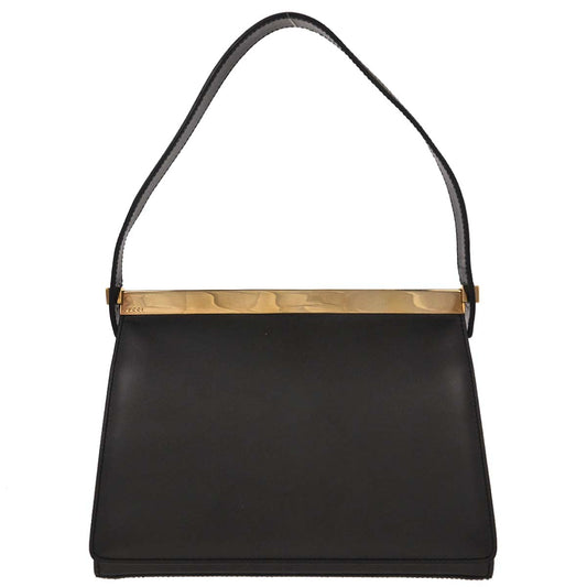 Gucci Black Leather Handbag