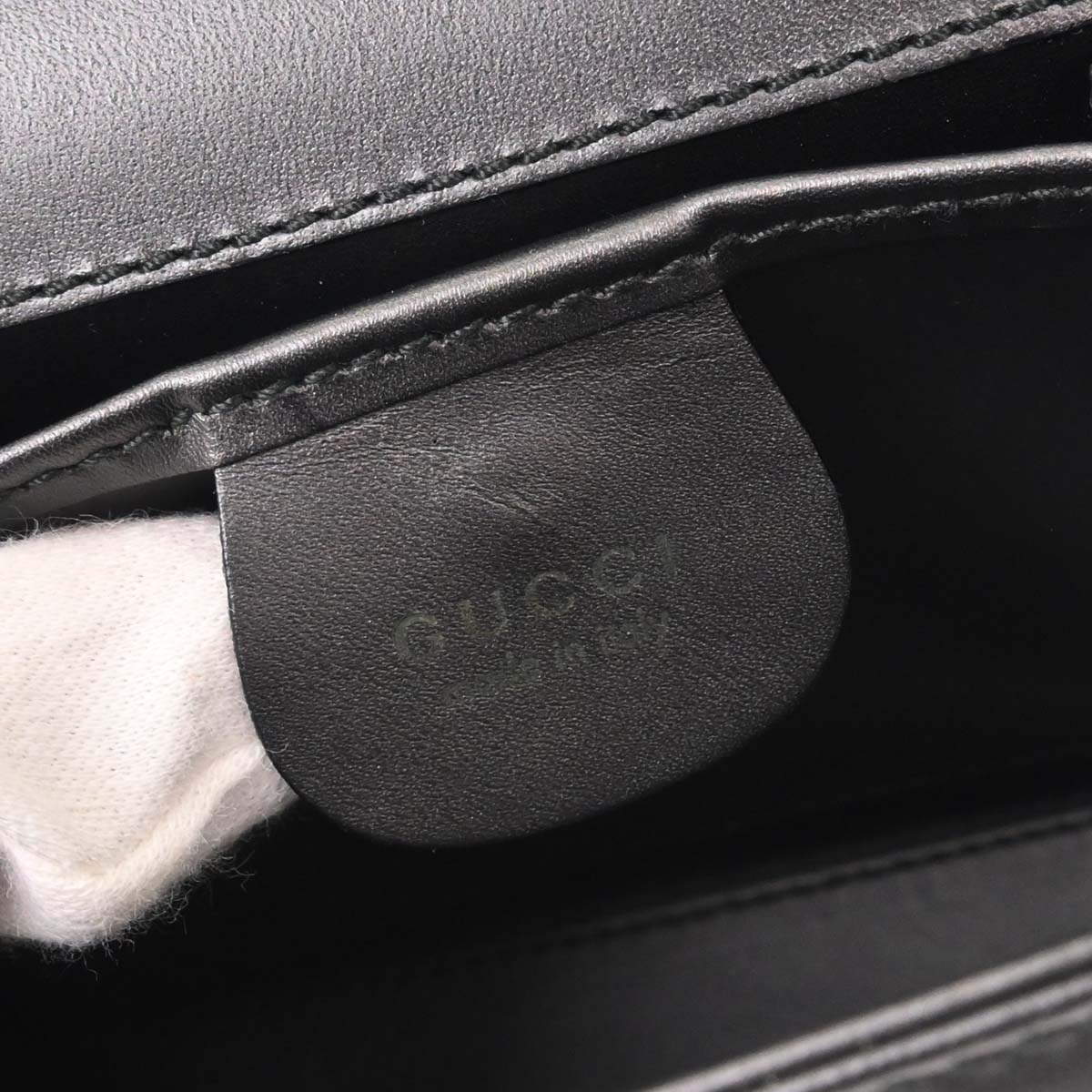 Gucci Black Leather Handbag
