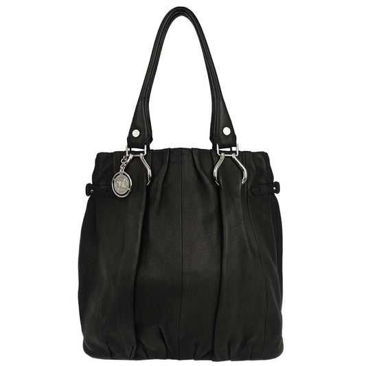 Celine * Black Leather Tote Handbag