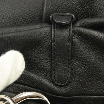 Celine * Black Leather Tote Handbag