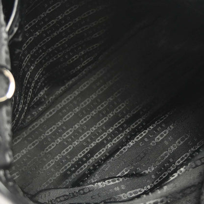 Celine * Black Leather Tote Handbag
