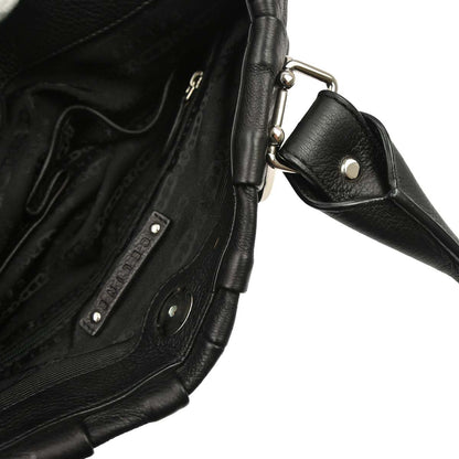 Celine * Black Leather Tote Handbag