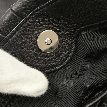 Celine * Black Leather Tote Handbag