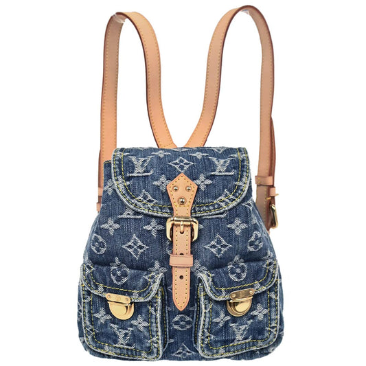 Louis Vuitton Blue Monogram Denim Sac a Dos PM Backpack M95057
