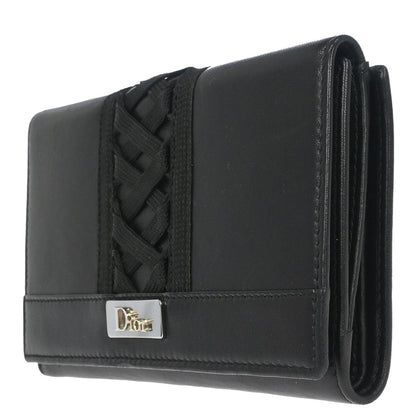 Christian Dior Black Leather Admit It Wallet