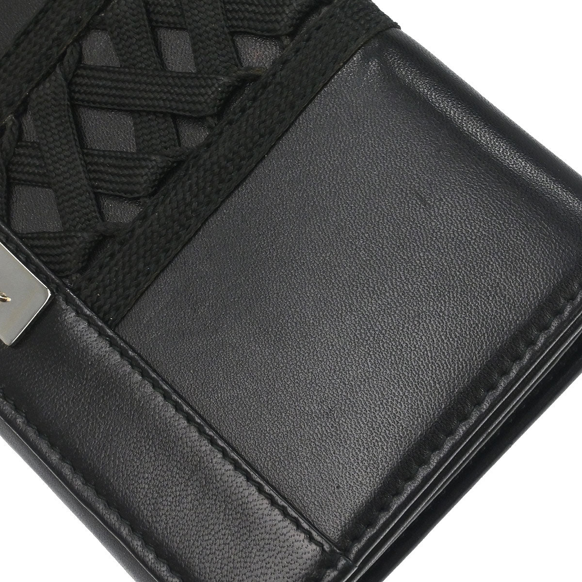 Christian Dior Black Leather Admit It Wallet