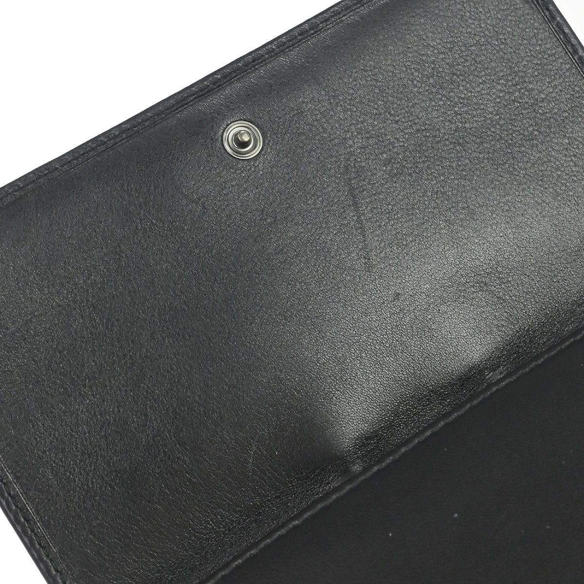 Christian Dior Black Leather Admit It Wallet