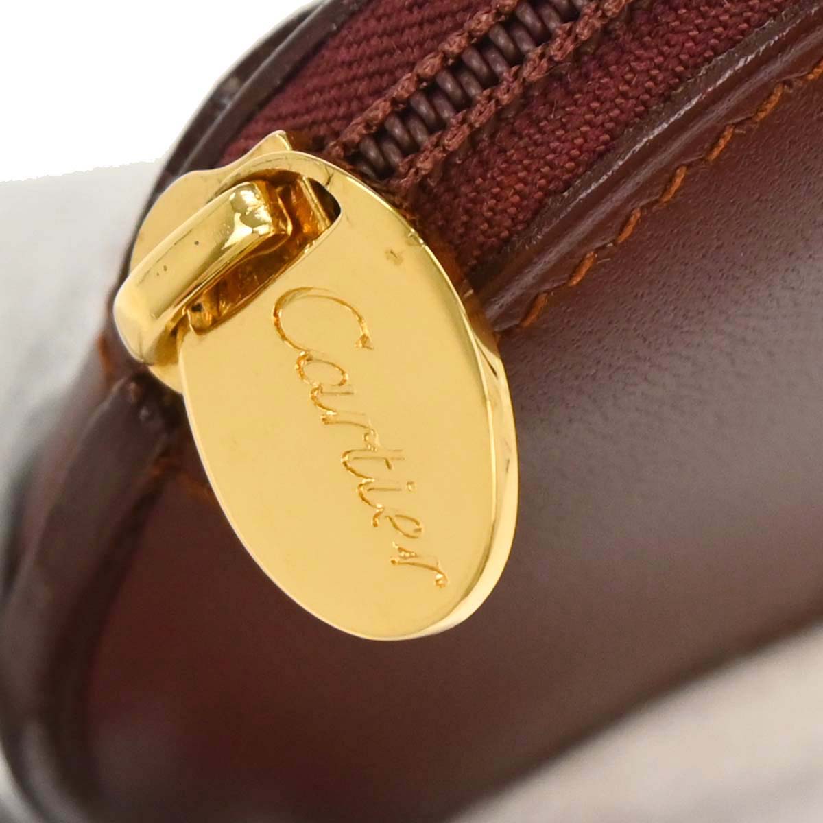 Cartier Bordeaux Coin Purse Wallet