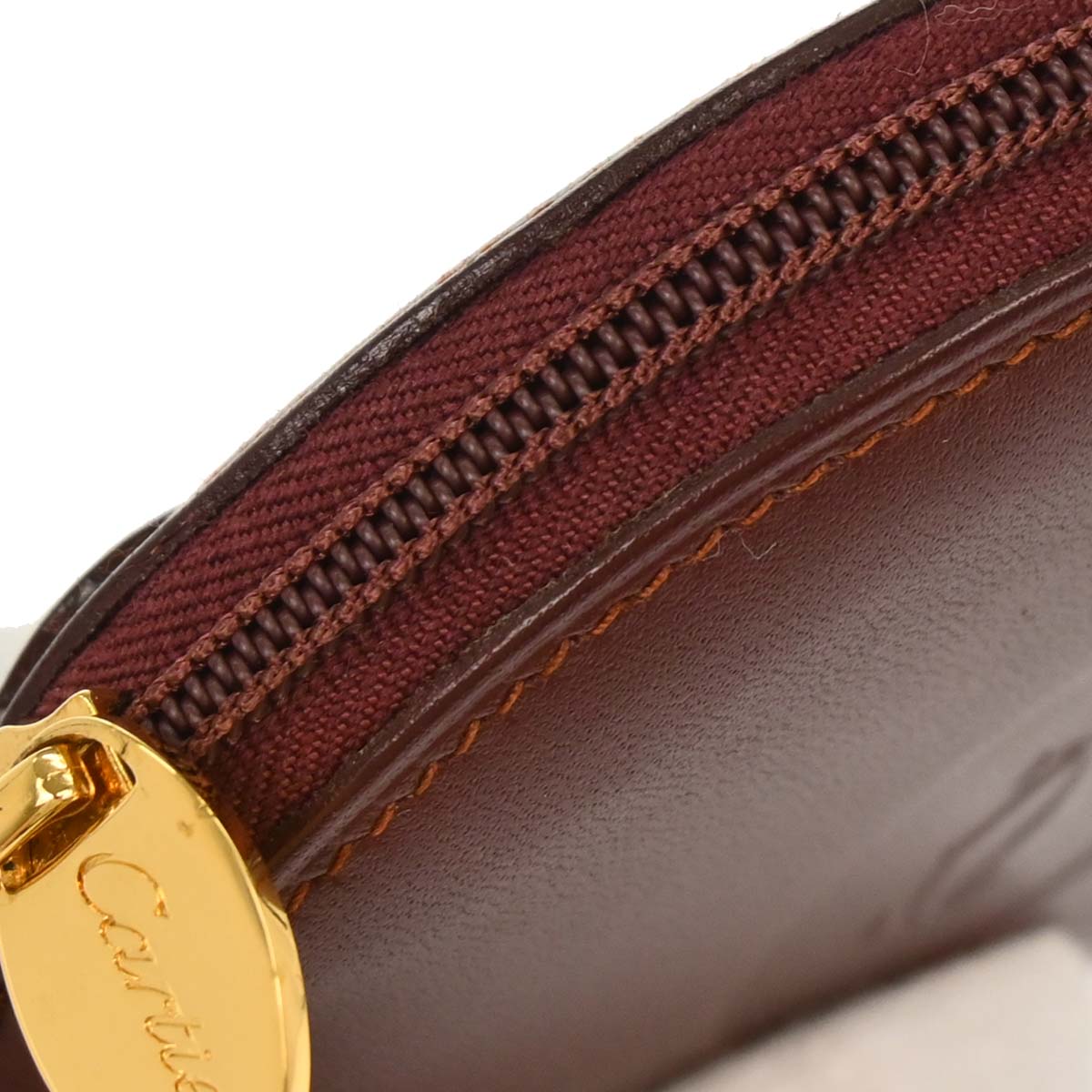 Cartier Bordeaux Coin Purse Wallet