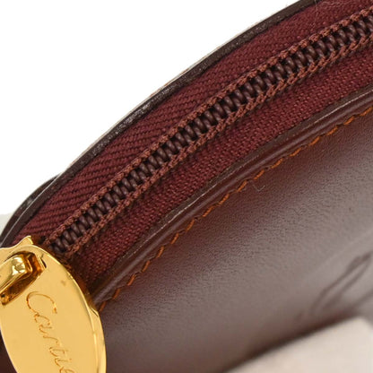 Cartier Bordeaux Coin Purse Wallet