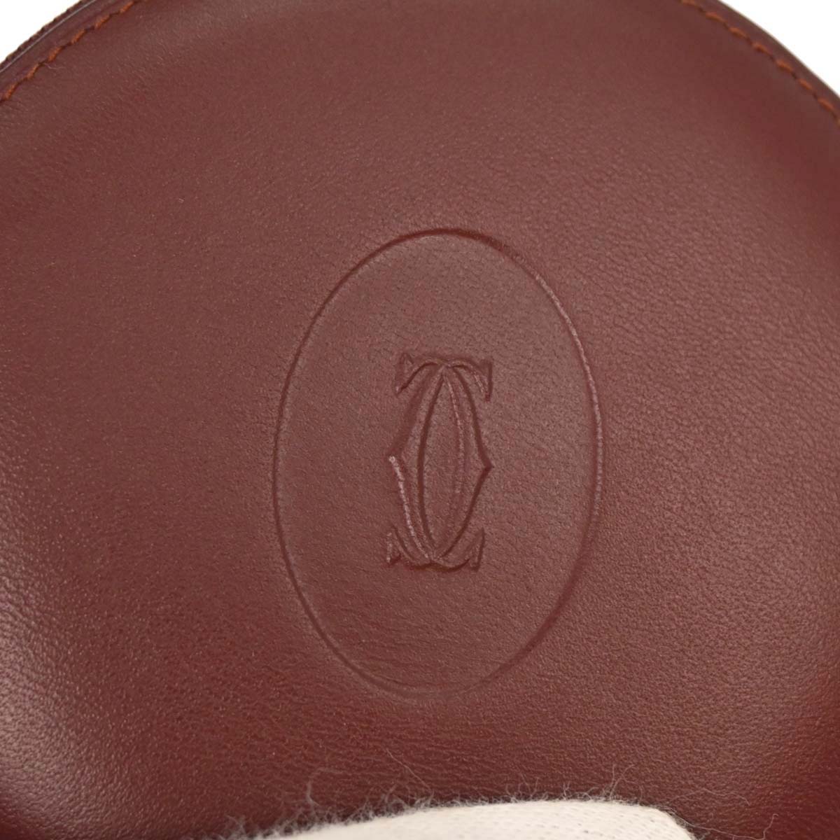 Cartier Bordeaux Coin Purse Wallet