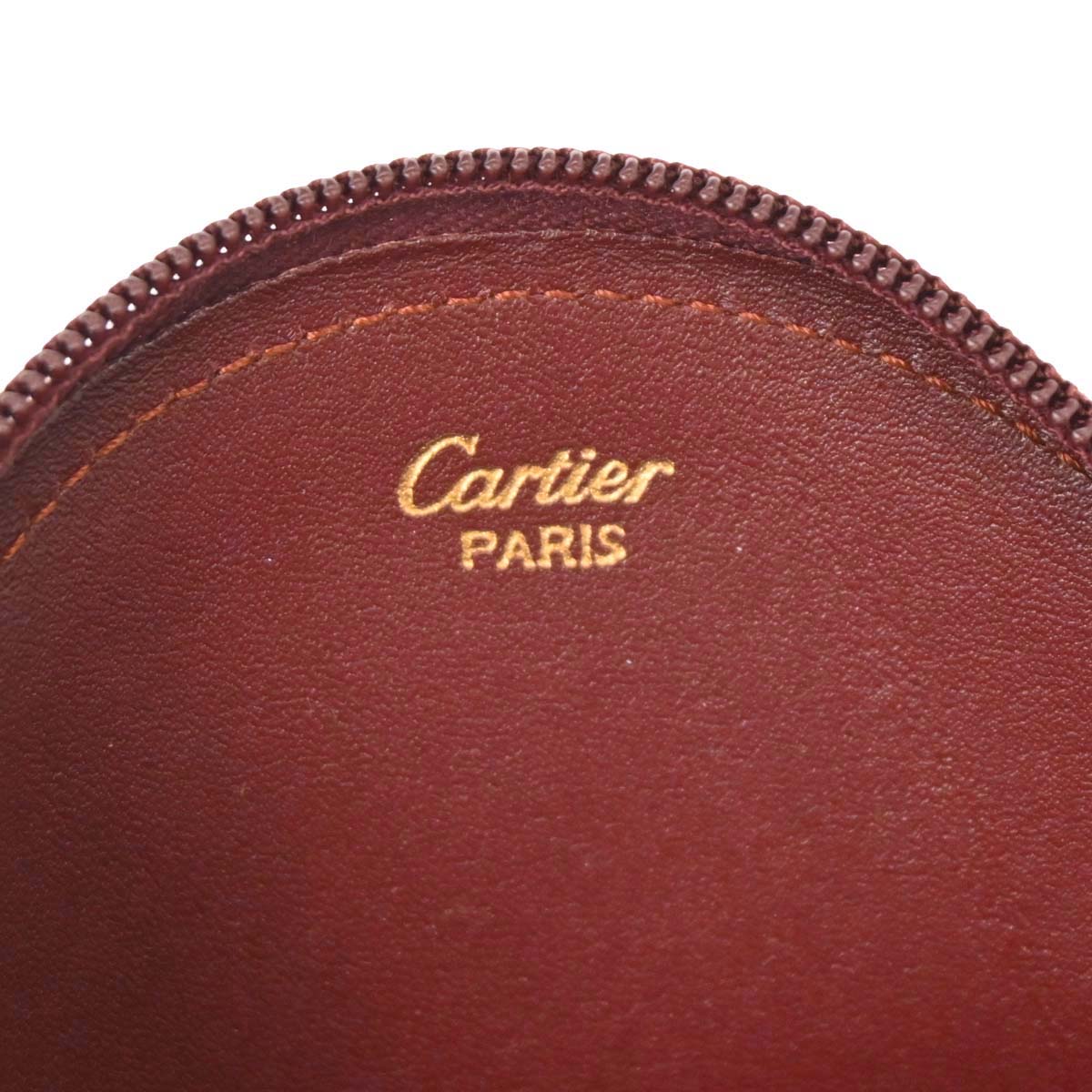 Cartier Bordeaux Coin Purse Wallet