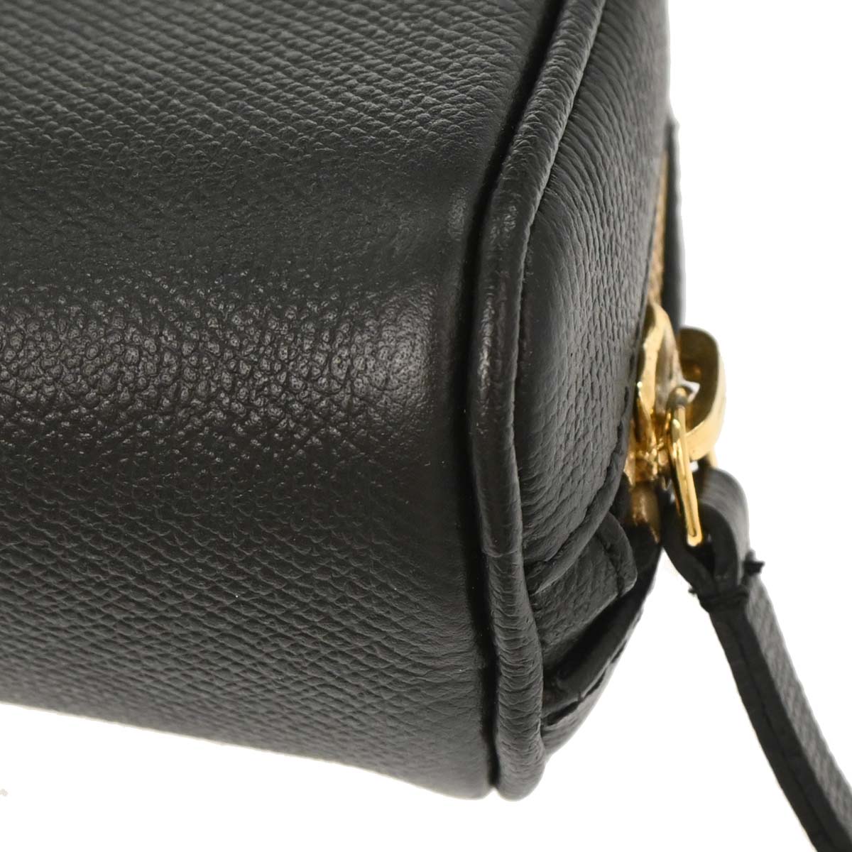 Chanel 2003-2004 Black Leather Coco Button Multi Pouch