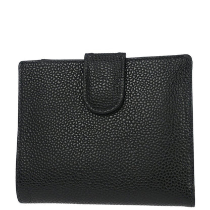 Chanel Black Caviar Skin Coin Purse Wallet