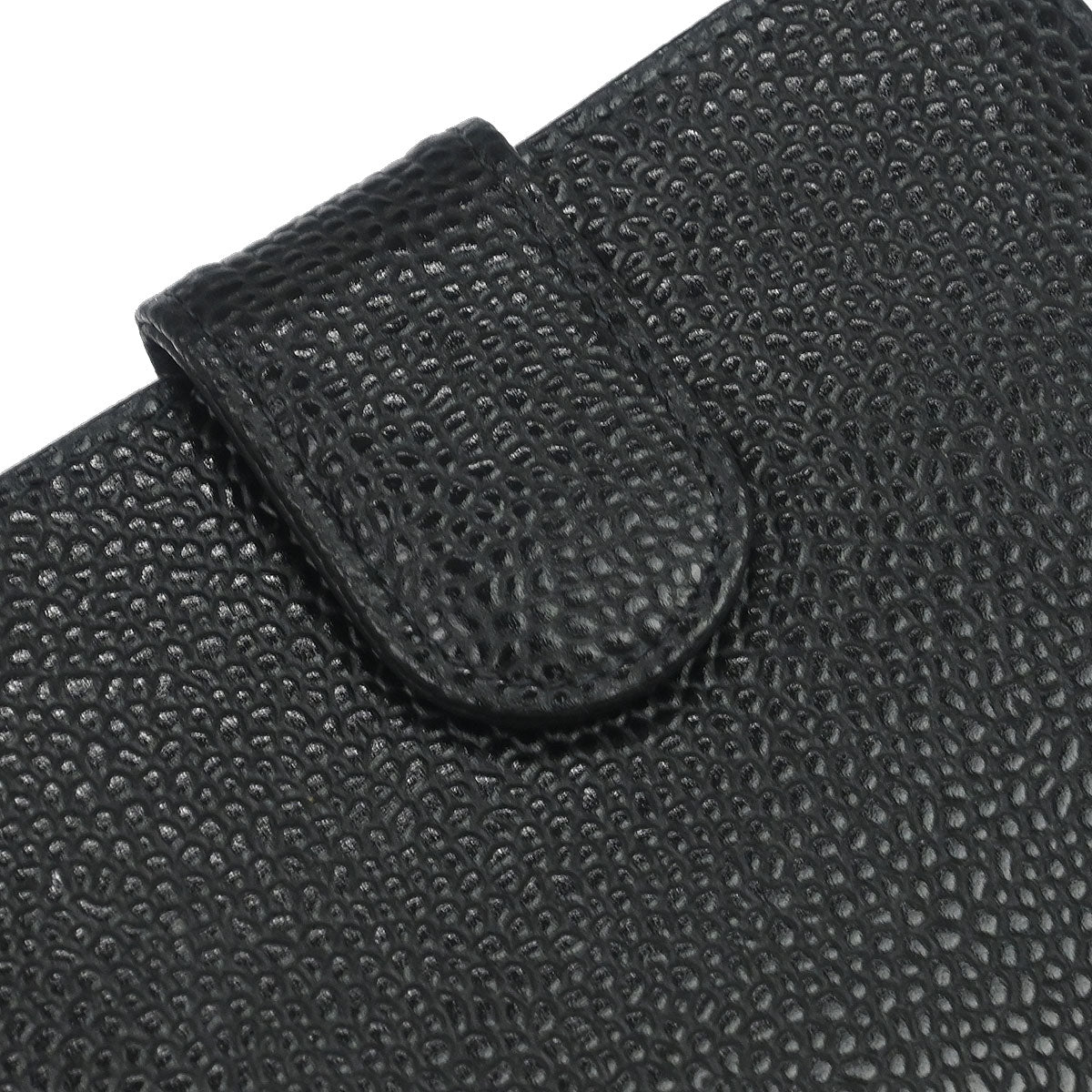 Chanel Black Caviar Skin Coin Purse Wallet