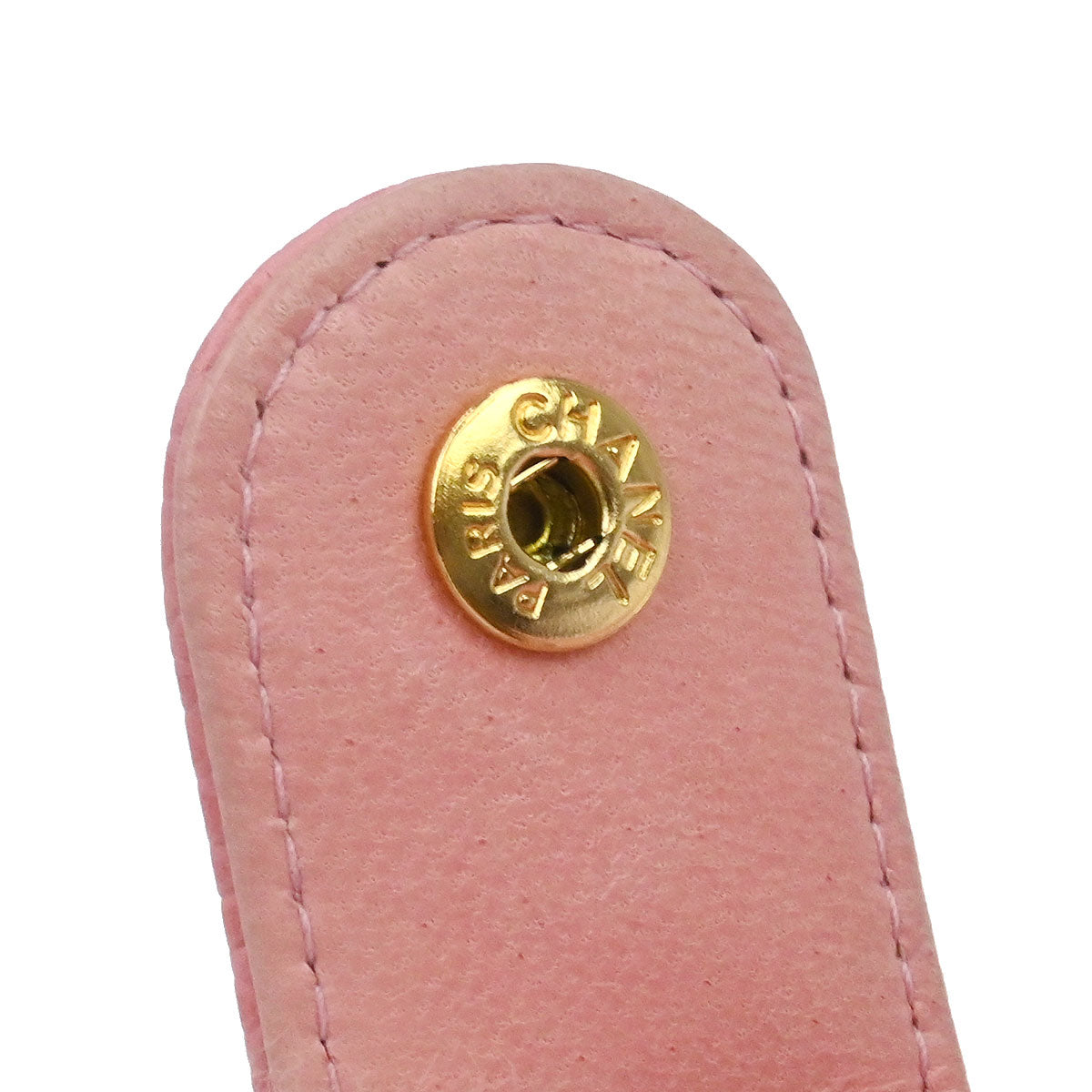 Chanel 2003-2004 Pink Caviar Skin Coin Purse Wallet