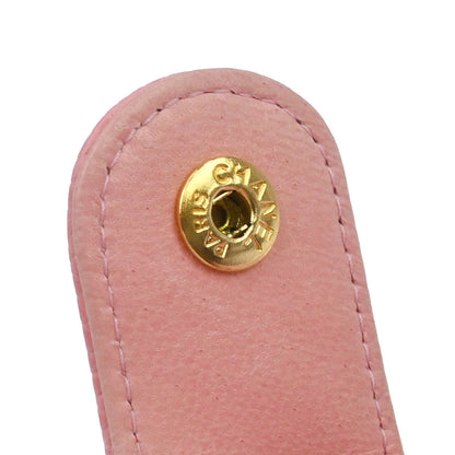 Chanel 2003-2004 Pink Caviar Skin Coin Purse Wallet