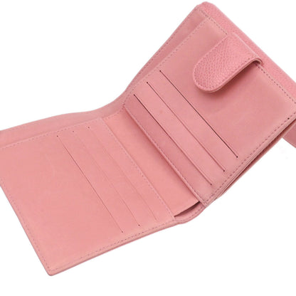 Chanel 2003-2004 Pink Caviar Skin Coin Purse Wallet