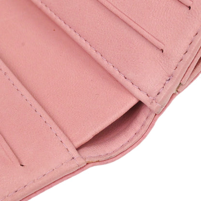 Chanel 2003-2004 Pink Caviar Skin Coin Purse Wallet