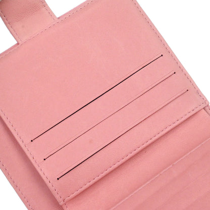 Chanel 2003-2004 Pink Caviar Skin Coin Purse Wallet