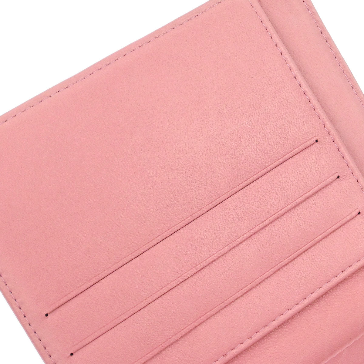 Chanel 2003-2004 Pink Caviar Skin Coin Purse Wallet