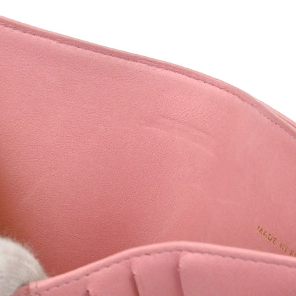 Chanel 2003-2004 Pink Caviar Skin Coin Purse Wallet
