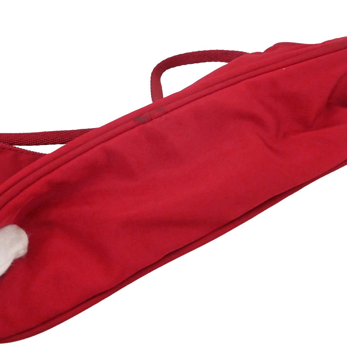 Prada Red Nylon Handbag