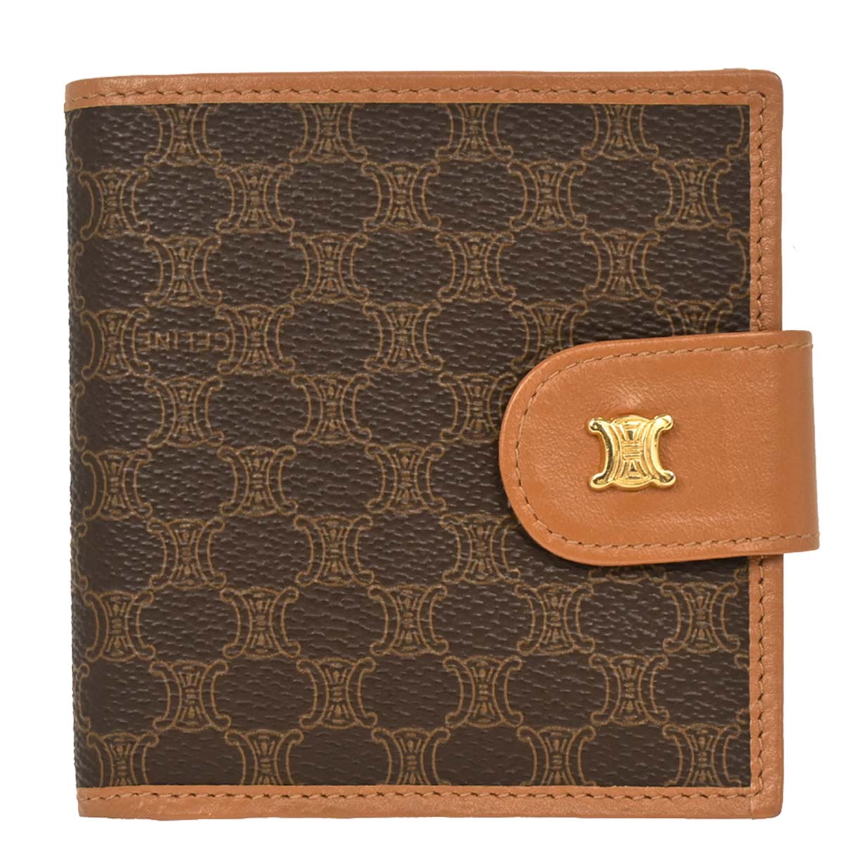 Celine Brown PVC Macadam Wallet