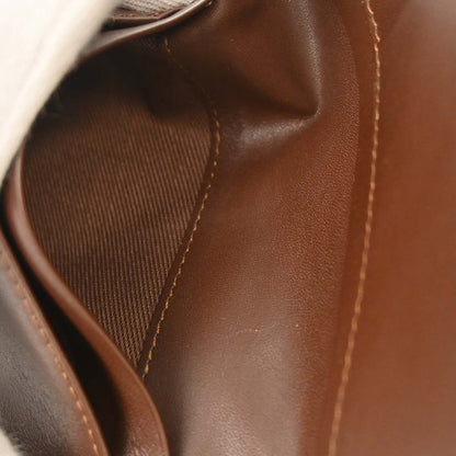 Yves Saint Laurent Brown Embossed Leather Wallet