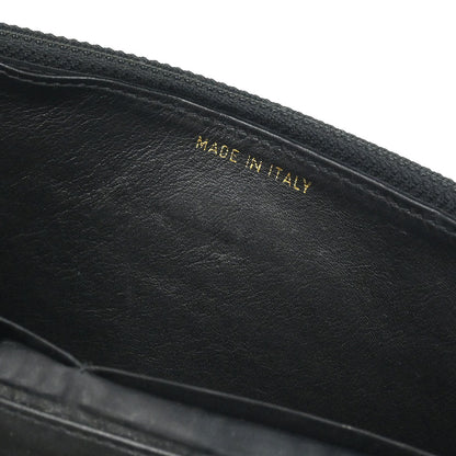 Chanel 1994-1996 Black Caviar Skin Long Wallet
