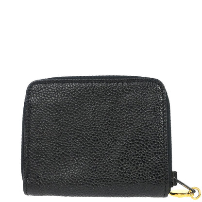 Chanel 1997-1999 Black Caviar Skin Coin Purse Wallet