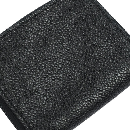 Chanel 1997-1999 Black Caviar Skin Coin Purse Wallet