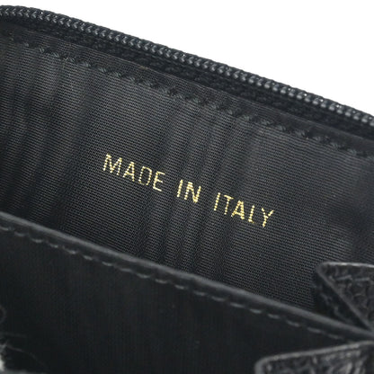 Chanel 1997-1999 Black Caviar Skin Coin Purse Wallet