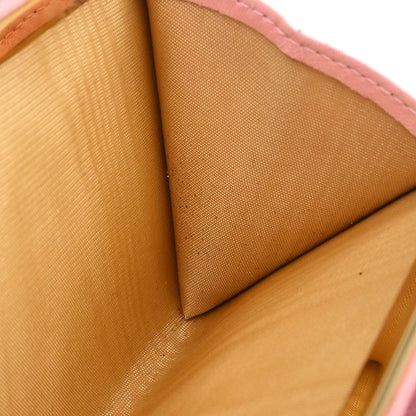 Chanel 2003-2004 Pink Caviar Skin Bifold Wallet