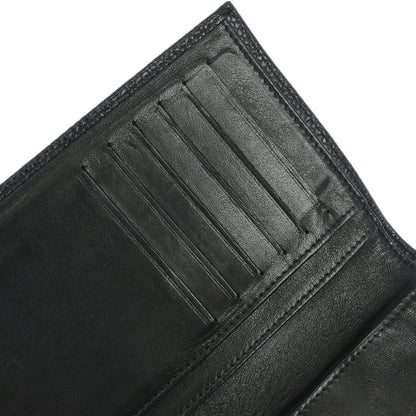 Chanel Black Caviar Skin Trifold Wallet