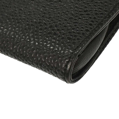 Chanel Black Caviar Skin Chain Shoulder Bag Pochette Phone Case