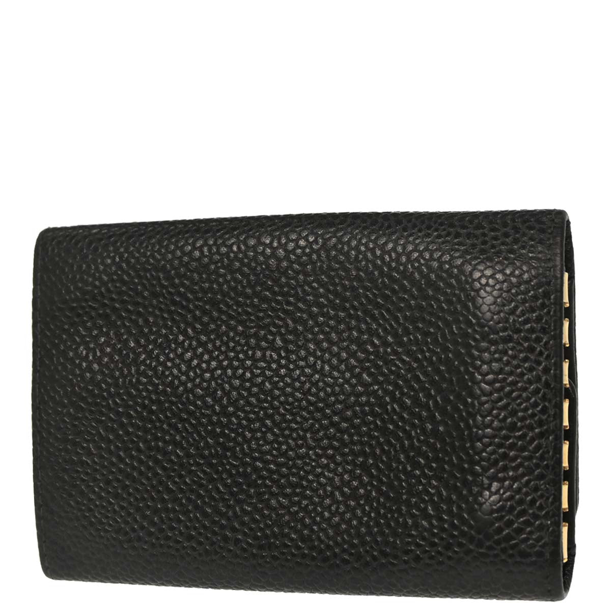 Chanel 2003-2004 Black Caviar Skin Six Hook Key Case Small Good
