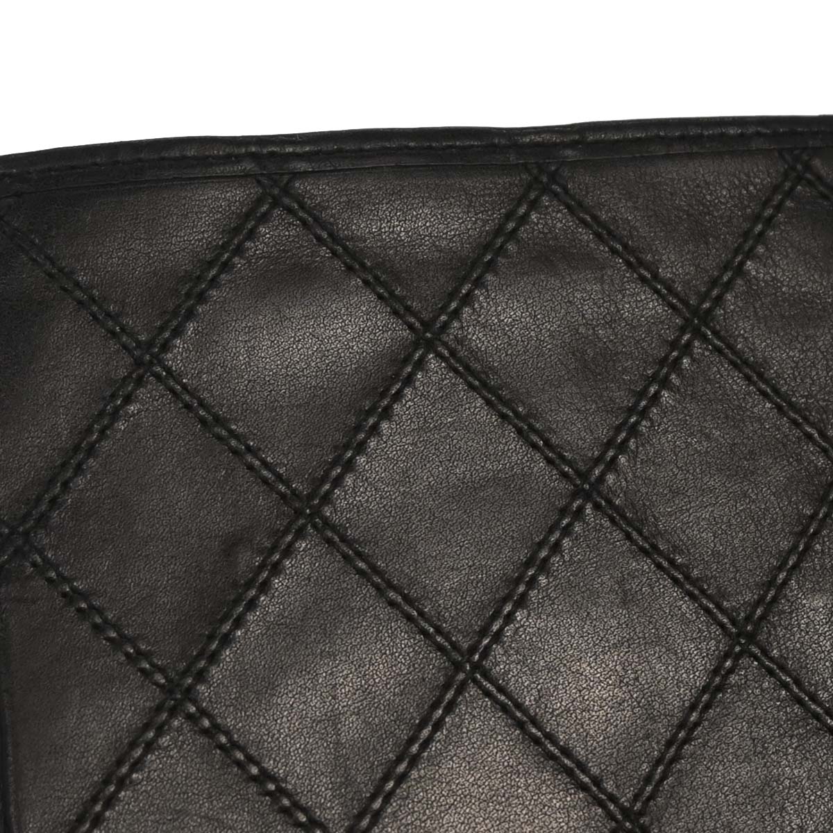 Chanel 2014 Black Lambskin Bicolore Wallet