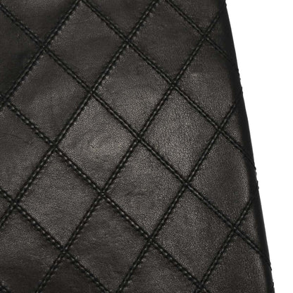 Chanel 2014 Black Lambskin Bicolore Wallet