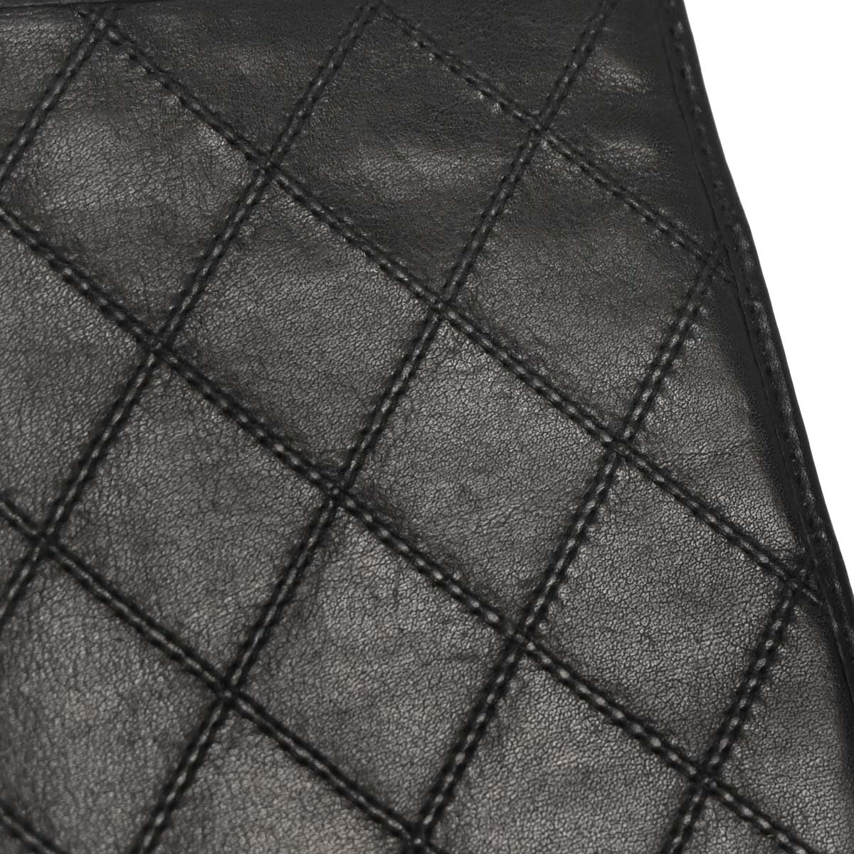 Chanel 2014 Black Lambskin Bicolore Wallet