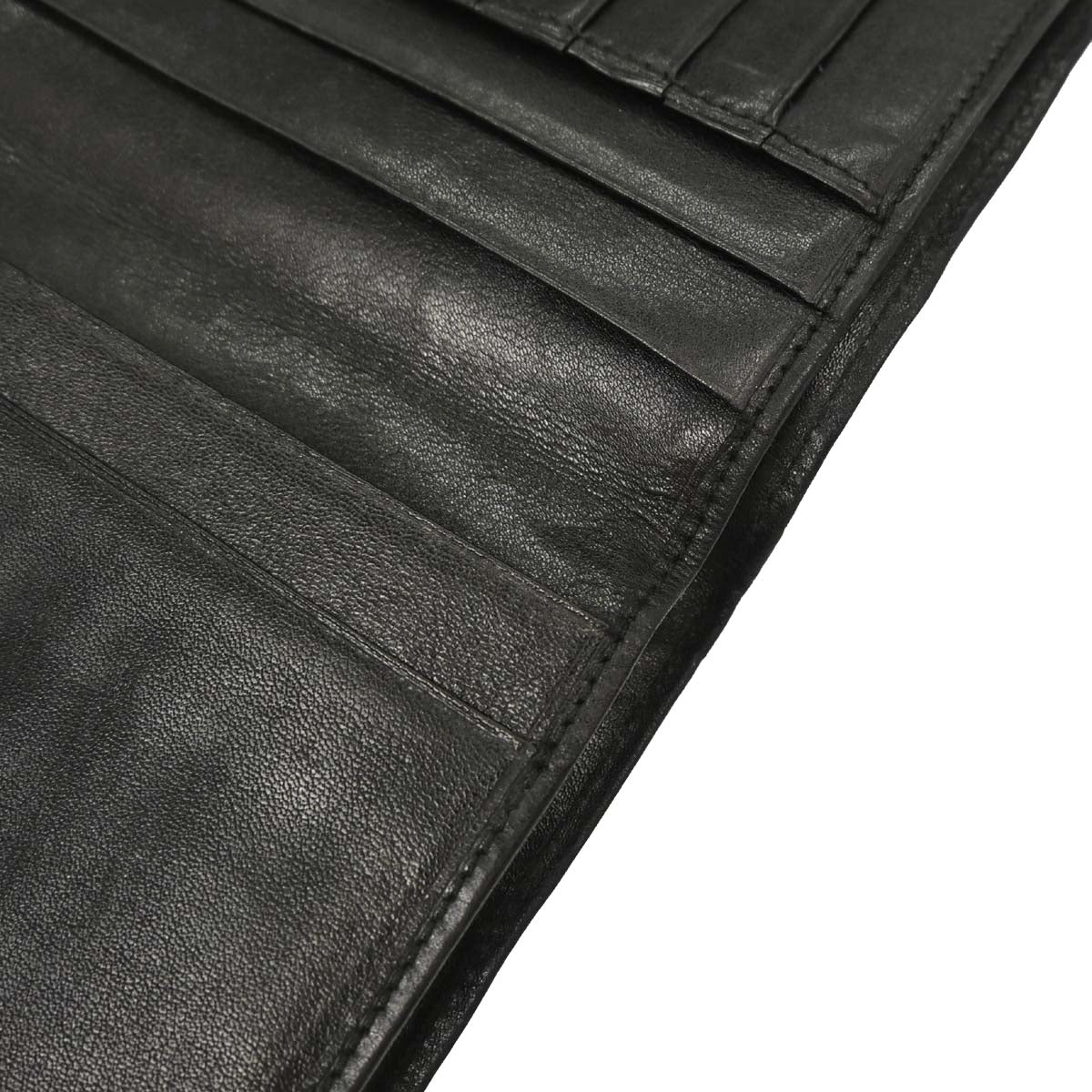 Chanel 2014 Black Lambskin Bicolore Wallet